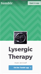 Mobile Screenshot of lysergictherapy.tumblr.com