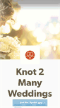 Mobile Screenshot of knot2manyweddings.tumblr.com