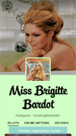 Mobile Screenshot of missbrigittebardot.tumblr.com