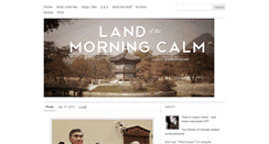 Desktop Screenshot of landofmorningcalm.tumblr.com