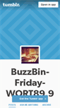 Mobile Screenshot of buzzbin-friday.tumblr.com