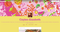 Desktop Screenshot of caylenelizabeth.tumblr.com