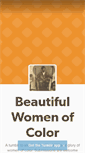 Mobile Screenshot of beautifulwomenofcolor.tumblr.com