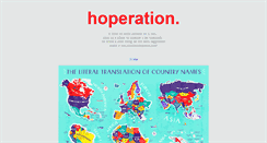 Desktop Screenshot of hoperation.tumblr.com