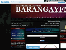 Tablet Screenshot of barangayfm.tumblr.com