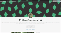 Desktop Screenshot of ediblegardensla.tumblr.com