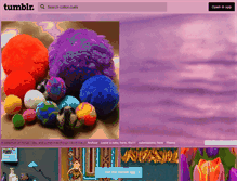 Tablet Screenshot of cotton-balls.tumblr.com