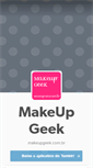 Mobile Screenshot of makeupgeekbr.tumblr.com