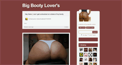 Desktop Screenshot of lustforbigbooty.tumblr.com