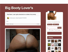 Tablet Screenshot of lustforbigbooty.tumblr.com