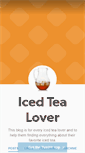 Mobile Screenshot of icedtealover.tumblr.com