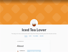 Tablet Screenshot of icedtealover.tumblr.com
