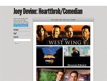 Tablet Screenshot of joeydevine.tumblr.com