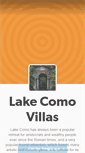Mobile Screenshot of lakecomovillas.tumblr.com