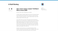 Desktop Screenshot of amuttmonkey.tumblr.com