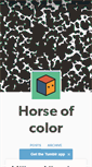 Mobile Screenshot of horseofcolor.tumblr.com