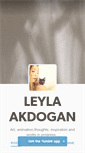 Mobile Screenshot of leylaakdogan.tumblr.com