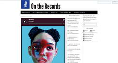 Desktop Screenshot of ontherecords.tumblr.com