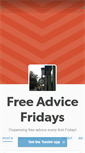 Mobile Screenshot of freeadvicefridays.tumblr.com