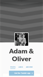 Mobile Screenshot of adamandoliver.tumblr.com