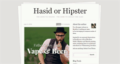 Desktop Screenshot of hasidorhipster.tumblr.com