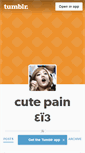 Mobile Screenshot of cutepain.tumblr.com