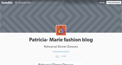 Desktop Screenshot of patriciamarie.tumblr.com