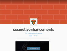 Tablet Screenshot of cosmeticenhancements.tumblr.com