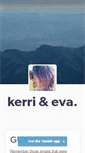 Mobile Screenshot of kerri-and-eva.tumblr.com
