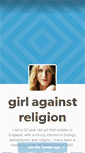 Mobile Screenshot of girlagainstreligion.tumblr.com