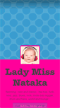 Mobile Screenshot of ladymissnataka.tumblr.com