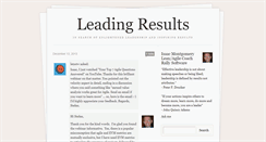 Desktop Screenshot of leadingresults.tumblr.com