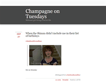 Tablet Screenshot of champagneontuesdays.tumblr.com