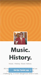 Mobile Screenshot of musichistory.tumblr.com