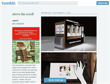 Tablet Screenshot of abovethescroll.tumblr.com