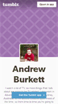 Mobile Screenshot of andrewburkett.tumblr.com