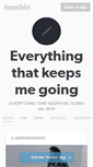 Mobile Screenshot of everythingthatkeepsmegoing.tumblr.com