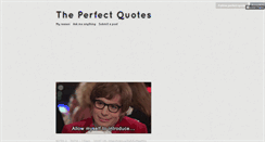 Desktop Screenshot of perfect-quote.tumblr.com