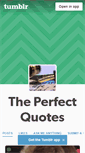 Mobile Screenshot of perfect-quote.tumblr.com