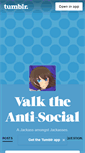 Mobile Screenshot of antisocialvalk.tumblr.com