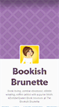 Mobile Screenshot of bookishbrunette.tumblr.com