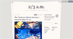 Desktop Screenshot of 23am.tumblr.com