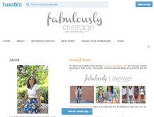 Tablet Screenshot of fabulouslyaverage.tumblr.com