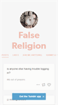 Mobile Screenshot of falsereligion.tumblr.com