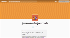 Desktop Screenshot of jennwrecksjournals.tumblr.com