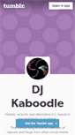 Mobile Screenshot of djkaboodle.tumblr.com