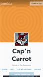 Mobile Screenshot of capncarrot.tumblr.com