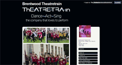 Desktop Screenshot of brentwoodtheatretrain.tumblr.com
