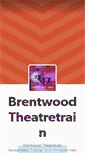 Mobile Screenshot of brentwoodtheatretrain.tumblr.com