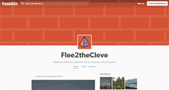 Desktop Screenshot of flee2thecleve.tumblr.com